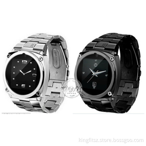 Latest Multimedia GSM Stainless Steel Wrist Watch Phone